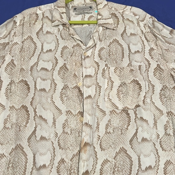 All Saints relax, fit, large, python, cream and brown - Picture 4 of 4